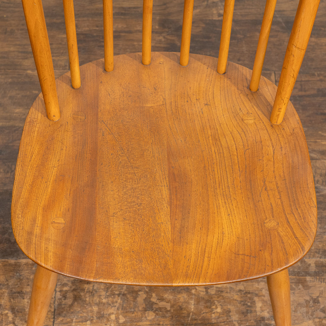 英国【ERCOL アーコール】エルム 6本スポーク フープバックチェア No.370 ウインザー /25G-10