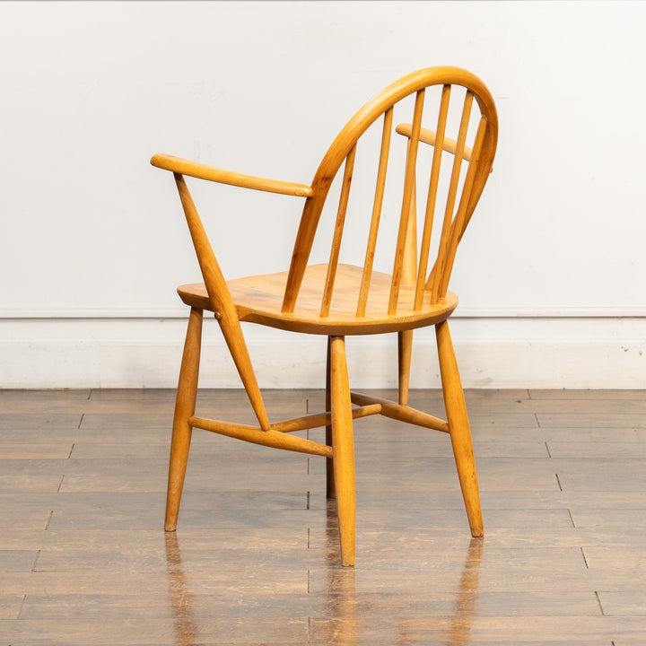英国【ERCOL アーコール】エルム 6本スポーク ウィンザー フープバックアームチェア No.370A /25G-4