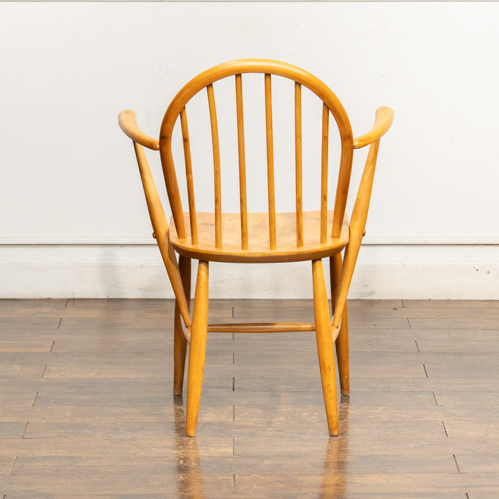 英国【ERCOL アーコール】エルム 6本スポーク ウィンザー フープバックアームチェア No.370A /25G-4