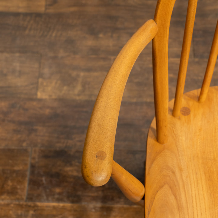 英国【ERCOL アーコール】エルム 6本スポーク ウィンザー フープバックアームチェア No.370A /25G-4