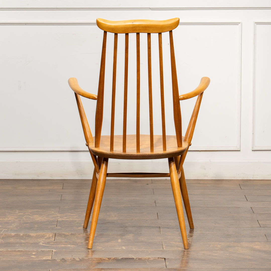 英国【ERCOL アーコール】スラッとしたハイバックが特徴的 ウィンザー ゴールドスミスアームチェア No.369A /25G-A5