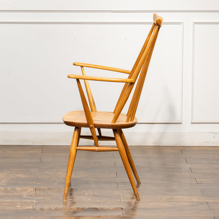英国【ERCOL アーコール】スラッとしたハイバックが特徴的 ウィンザー ゴールドスミスアームチェア No.369A /25G-A6