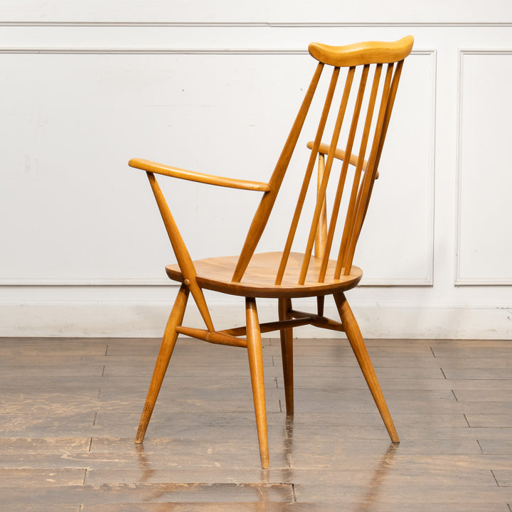 英国【ERCOL アーコール】スラッとしたハイバックが特徴的 ウィンザー ゴールドスミスアームチェア No.369A /25G-A6