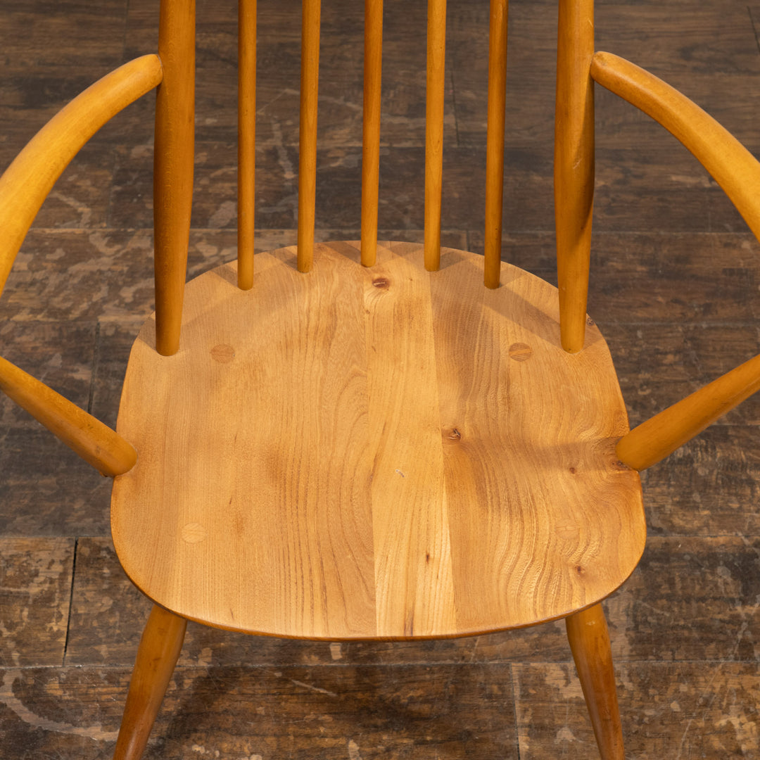 英国【ERCOL アーコール】スラッとしたハイバックが特徴的 ウィンザー ゴールドスミスアームチェア No.369A /25G-A6
