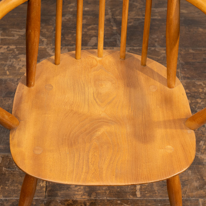 英国【ERCOL アーコール】スラッとしたハイバックが特徴的 ウィンザー ゴールドスミスアームチェア No.369A /25G-A7