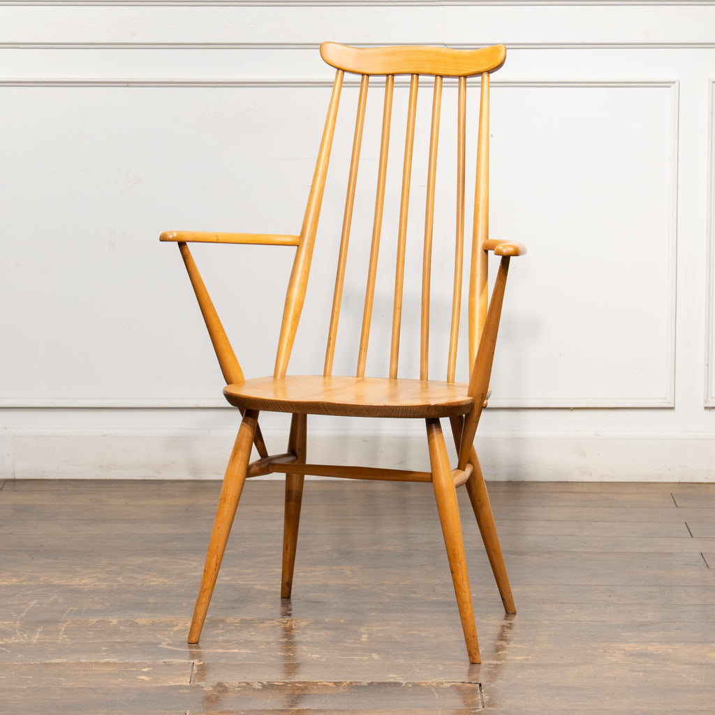 英国【ERCOL アーコール】スラッとしたハイバックが特徴的 ウィンザー