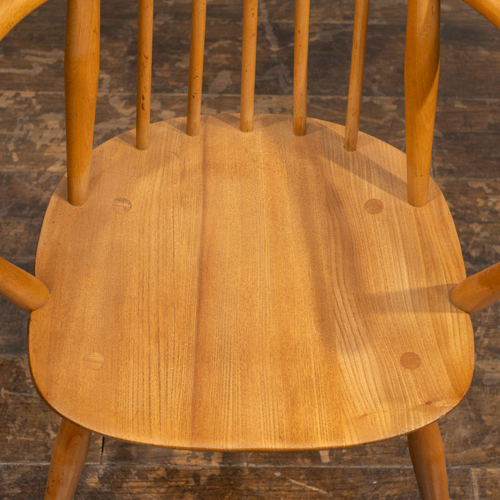 英国【ERCOL アーコール】スラッとしたハイバックが特徴的 ウィンザー ゴールドスミスアームチェア No.369A /25G-A9
