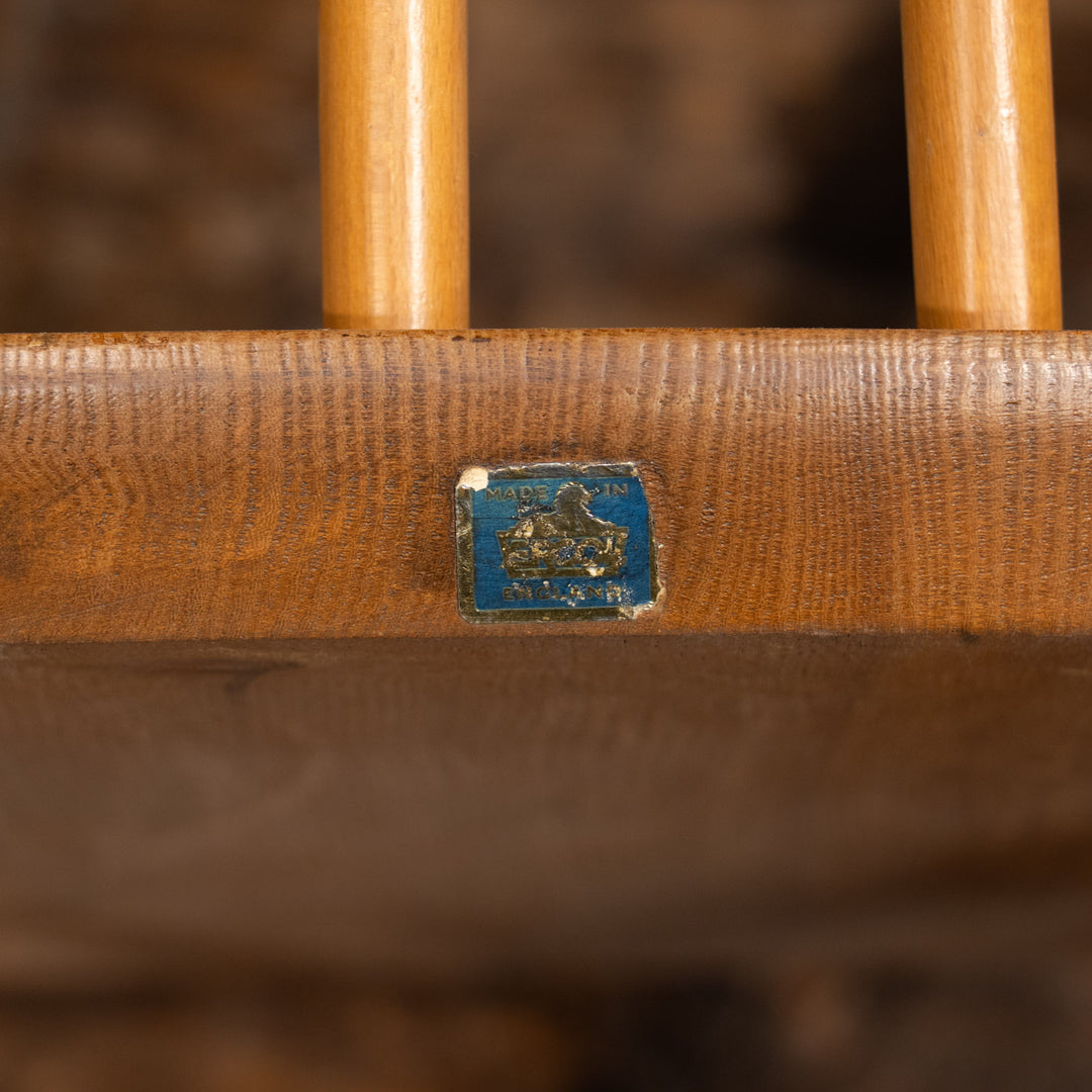 英国【ERCOL アーコール】スラッとしたハイバックが特徴的 ウィンザー ゴールドスミスアームチェア No.369A /25G-A9
