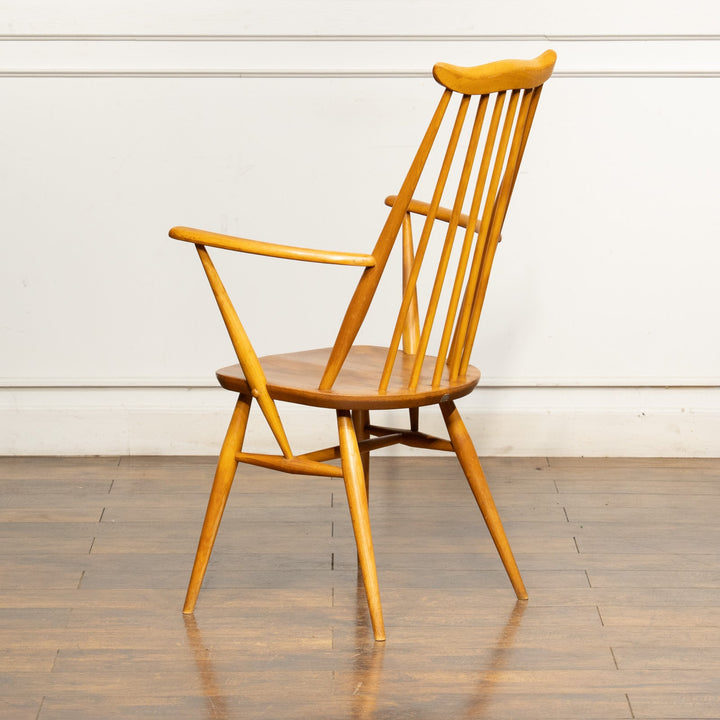 英国【ERCOL アーコール】スラッとしたハイバックが特徴的 ゴールドスミスアームチェア 369A Windsor ウインザー /25G-10