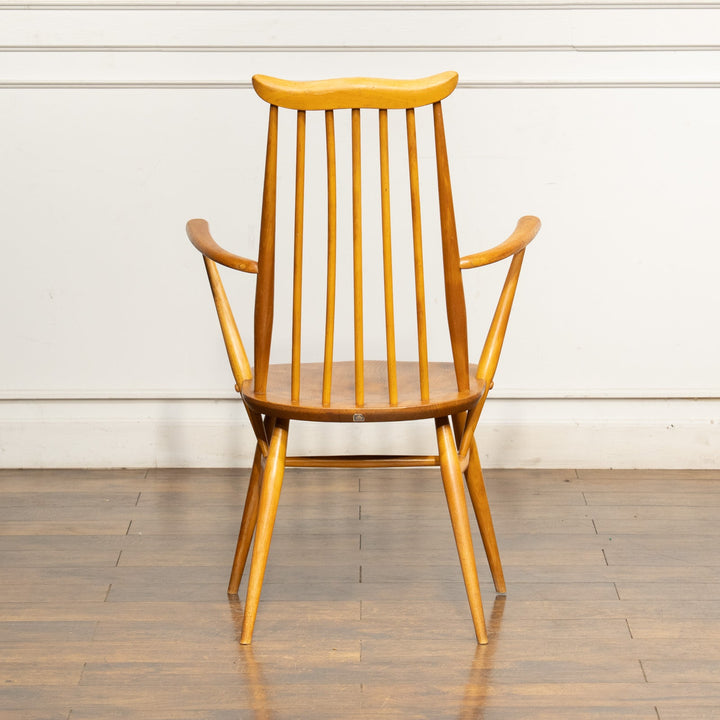 英国【ERCOL アーコール】スラッとしたハイバックが特徴的 ゴールドスミスアームチェア 369A Windsor ウインザー /25G-10