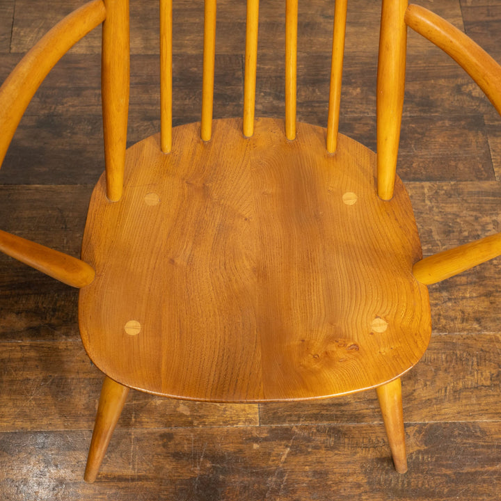 英国【ERCOL アーコール】スラッとしたハイバックが特徴的 ゴールドスミスアームチェア 369A Windsor ウインザー /25G-10