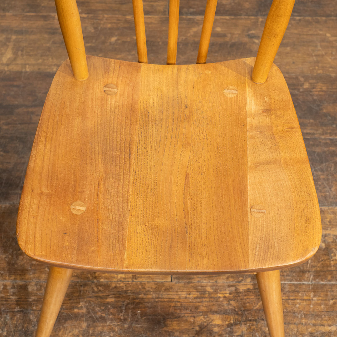 英国【ERCOL アーコール】シンプルで直線的なデザイン ウィンザー スティックバックチェア No.391 /25G-4