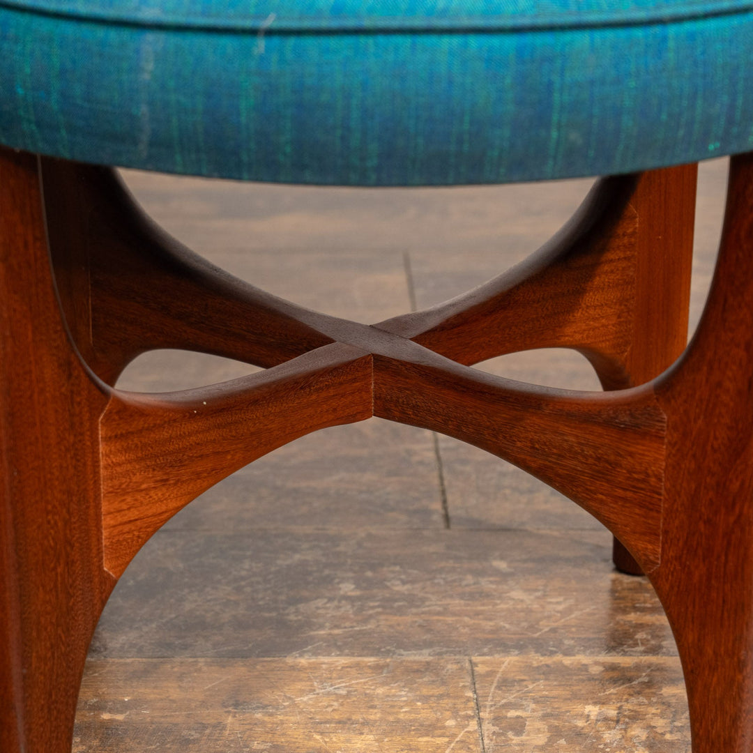 英国【G-Plan ジープラン Fresco フレスコ】エメラルドグリーン ドレッシングスツール /25G