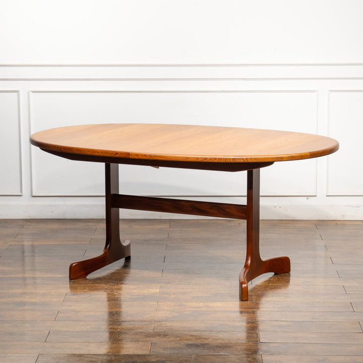 英国【G-PLAN ジープラン Fresco フレスコ】ホエールレッグ エクステンション オーバルテーブル No.4388D /25G-E