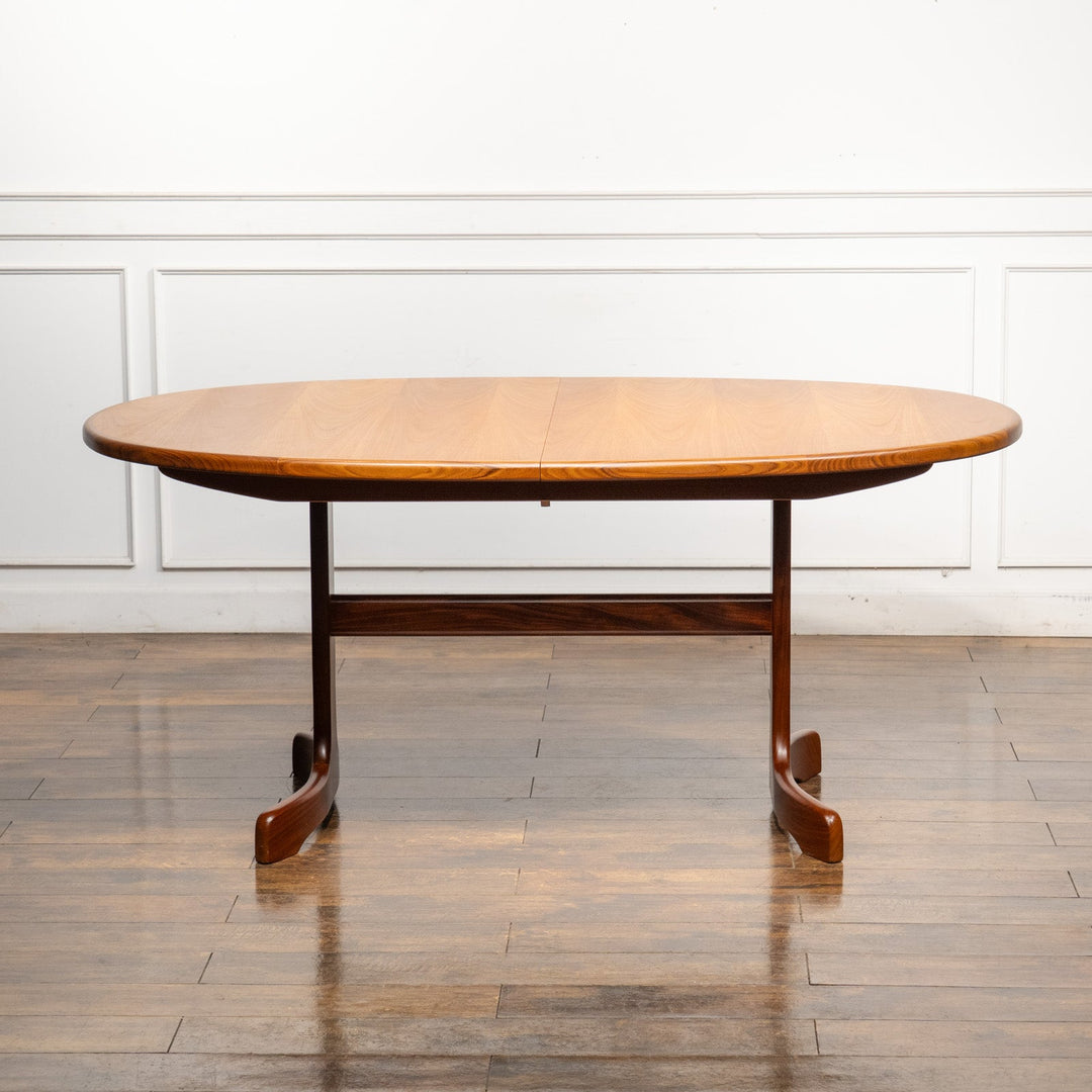 英国【G-PLAN ジープラン Fresco フレスコ】ホエールレッグ エクステンション オーバルテーブル No.4388D /25G-E