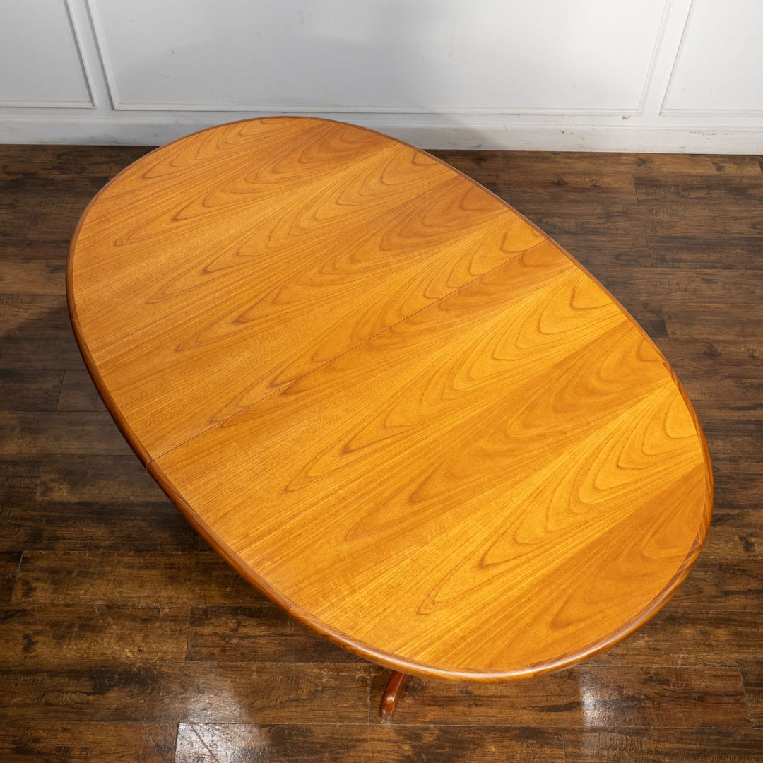 英国【G-PLAN ジープラン Fresco フレスコ】ホエールレッグ エクステンション オーバルテーブル No.4388D /25G-E