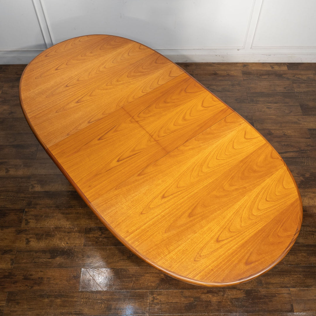 英国【G-PLAN ジープラン Fresco フレスコ】ホエールレッグ エクステンション オーバルテーブル No.4388D /25G-E