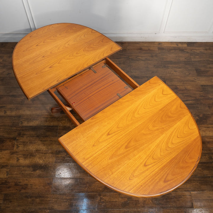 英国【G-PLAN ジープラン Fresco フレスコ】ホエールレッグ エクステンション オーバルテーブル No.4388D /25G-E