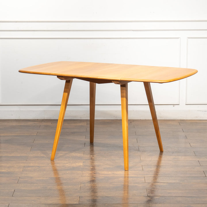 英国【ERCOL アーコール】レアモデルのスクエア天板 ドロップリーフテーブル No.383 /25G-2