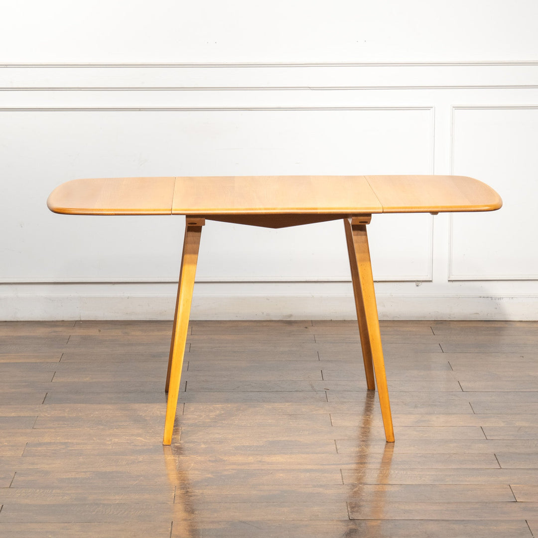 英国【ERCOL アーコール】レアモデルのスクエア天板 ドロップリーフテーブル No.383 /25G-2