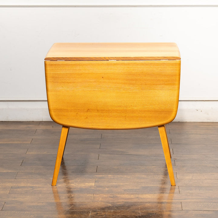 英国【ERCOL アーコール】レアモデルのスクエア天板 ドロップリーフテーブル No.383 /25G-2