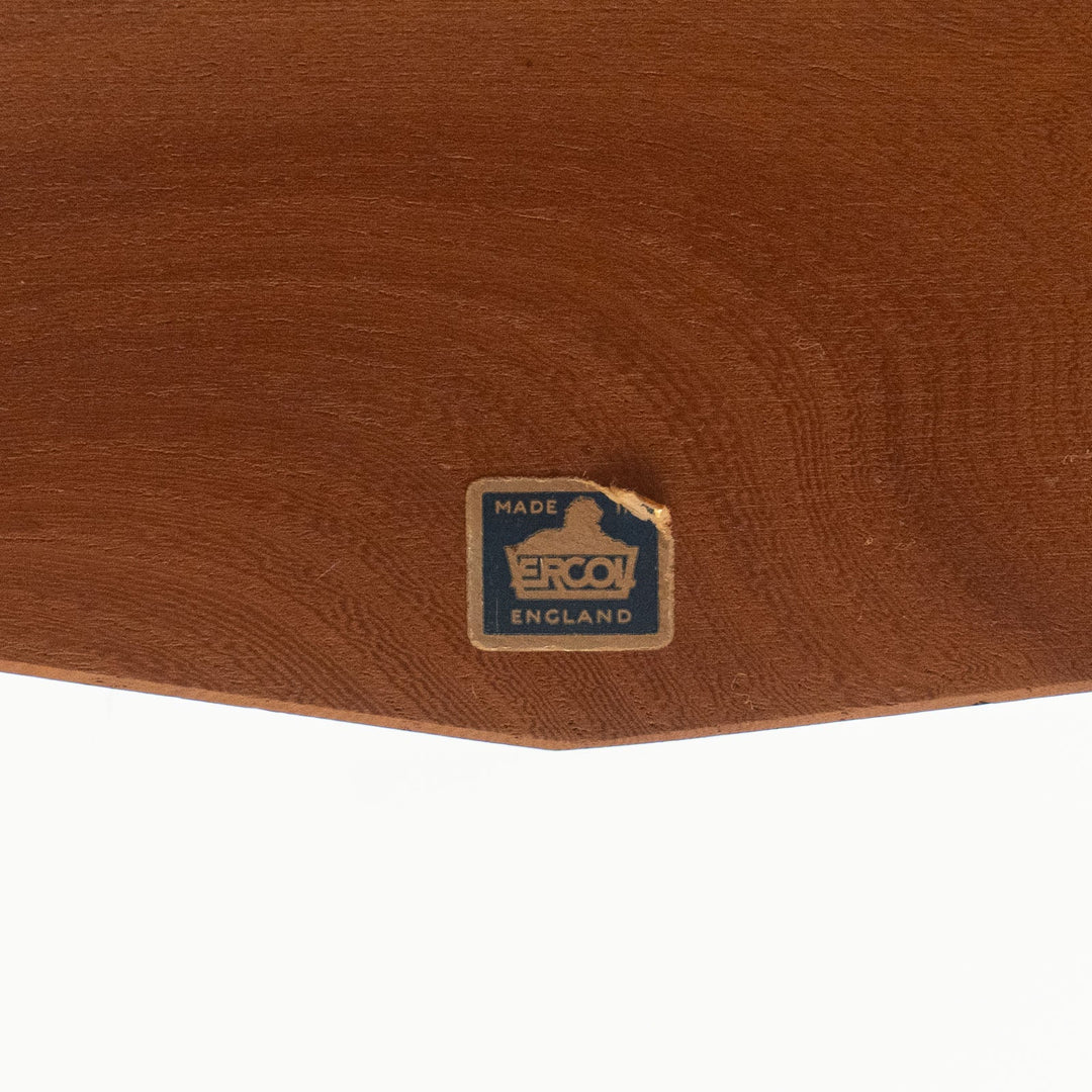 英国【ERCOL アーコール】レアモデルのスクエア天板 ドロップリーフテーブル No.383 /25G-2