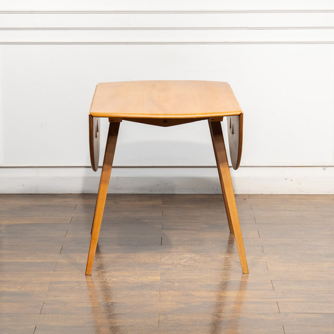 英国【ERCOL アーコール】スペースやシーンに合わせて調整できる ドロップリーフテーブル N0.384 /25G-1