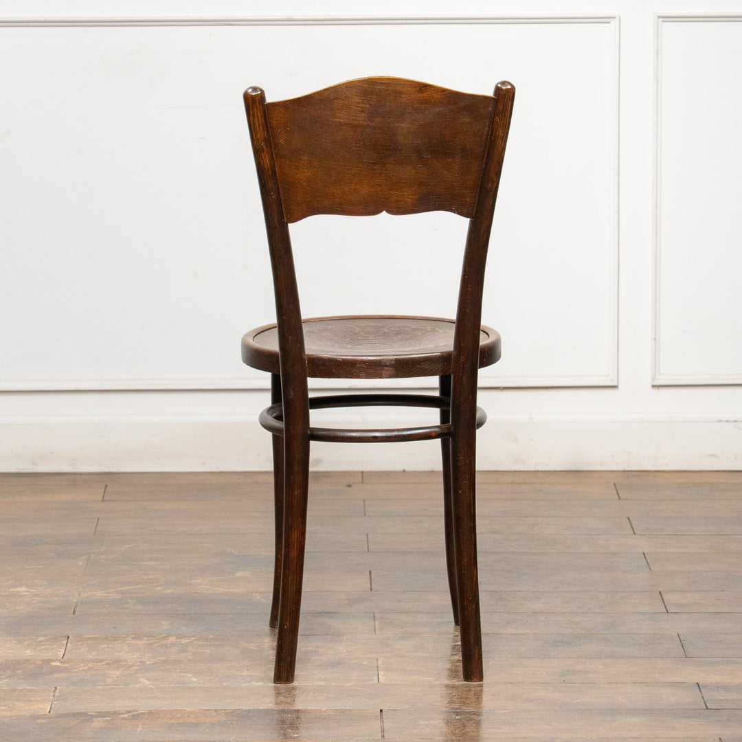 【THONET トーネット】フラワーモチーフ パネルバック ベントウッドチェア /25G-2