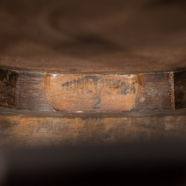 【THONET トーネット】フラワーモチーフ パネルバック ベントウッドチェア /25G-2