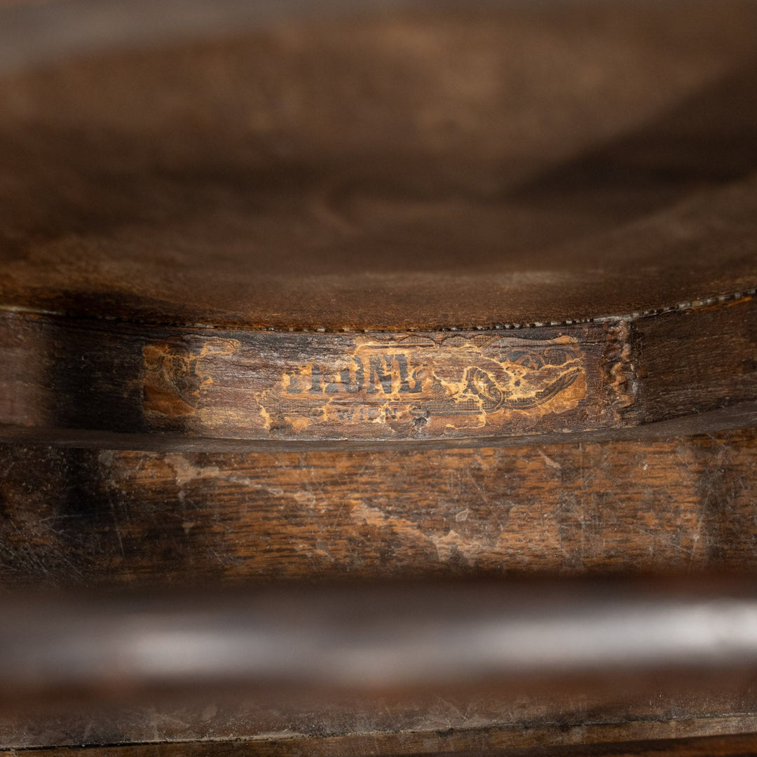 【THONET トーネット】フラワーモチーフ パネルバック ベントウッドチェア /25G-2