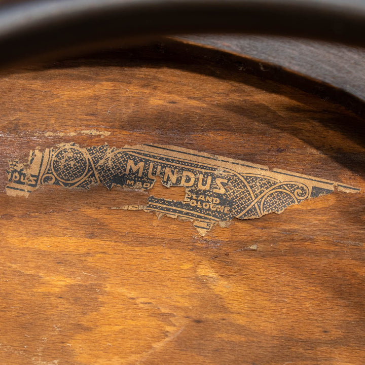 【Mundus ムンダス】シェルモチーフのエンボス加工が美しい パネルバック ベントウッドチェア /25G-6