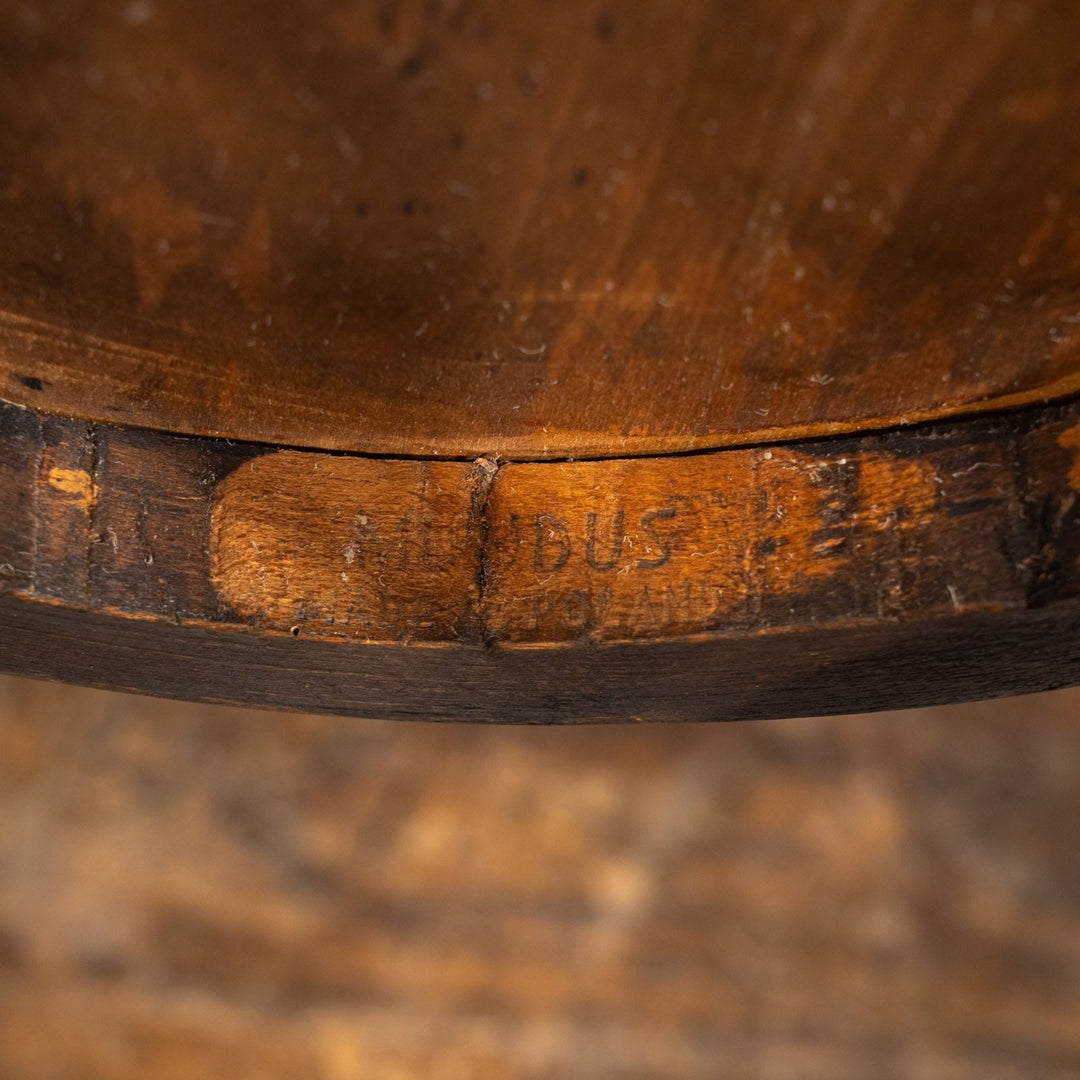 【Mundus ムンダス】シェルモチーフのエンボス加工が美しい パネルバック ベントウッドチェア /25G-6