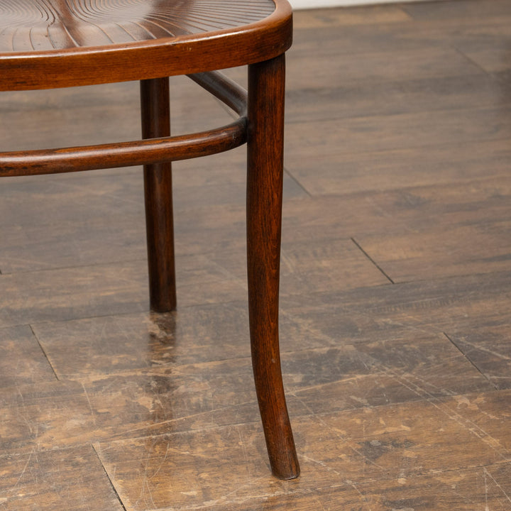 ユーバックの背もたれが優しく支える ビーチ ベントウッドチェア /25G-4