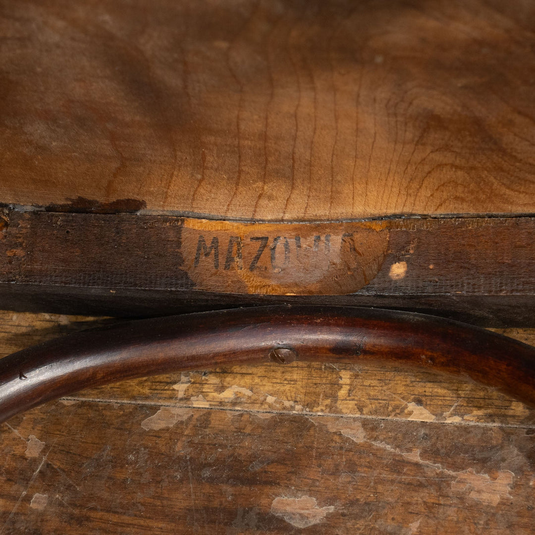 【MAZOWIA マゾヴィア】貴重なクイーンアンスタイル レアモデル ベントウッドチェア /25G-1