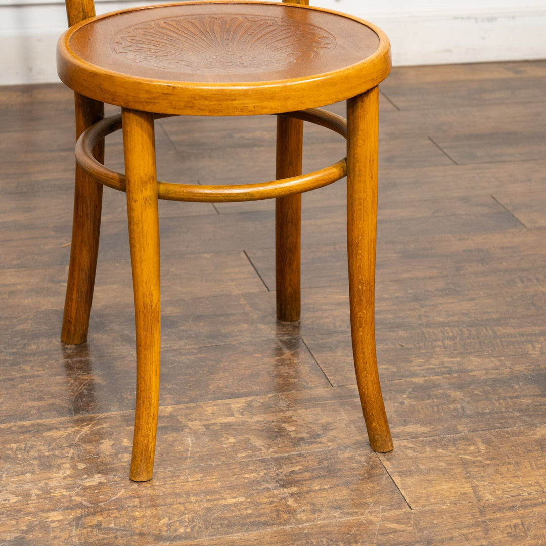 竹モチーフの背もたれが特徴的 バンブーバック ベントウッドチェア /25G-1