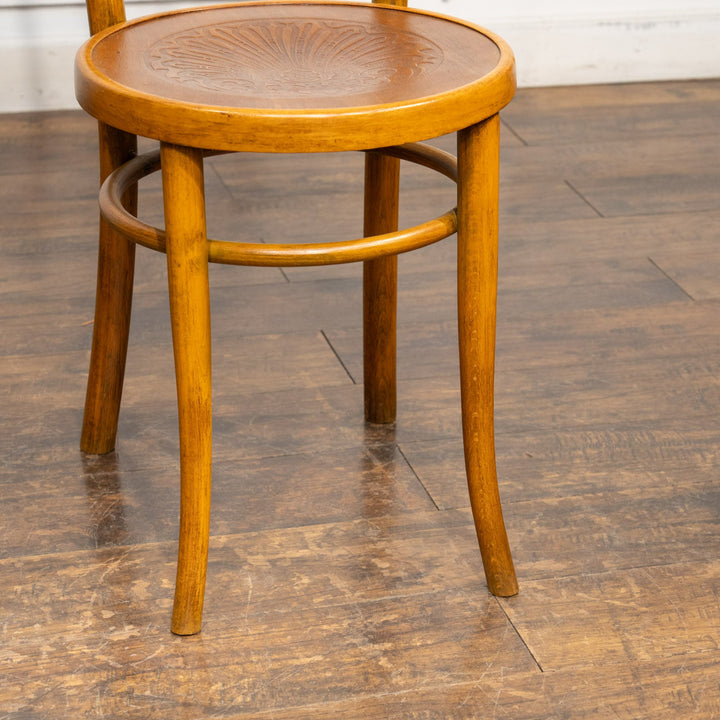 竹モチーフの背もたれが特徴的 バンブーバック ベントウッドチェア /25G-1