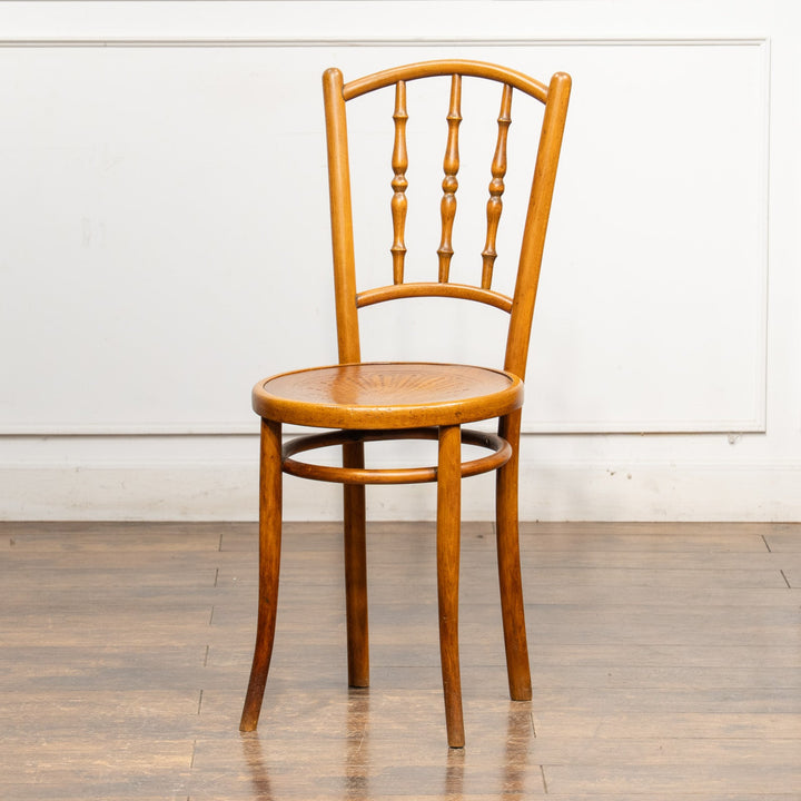 竹モチーフの背もたれが特徴的 バンブーバック ベントウッドチェア /25G-2