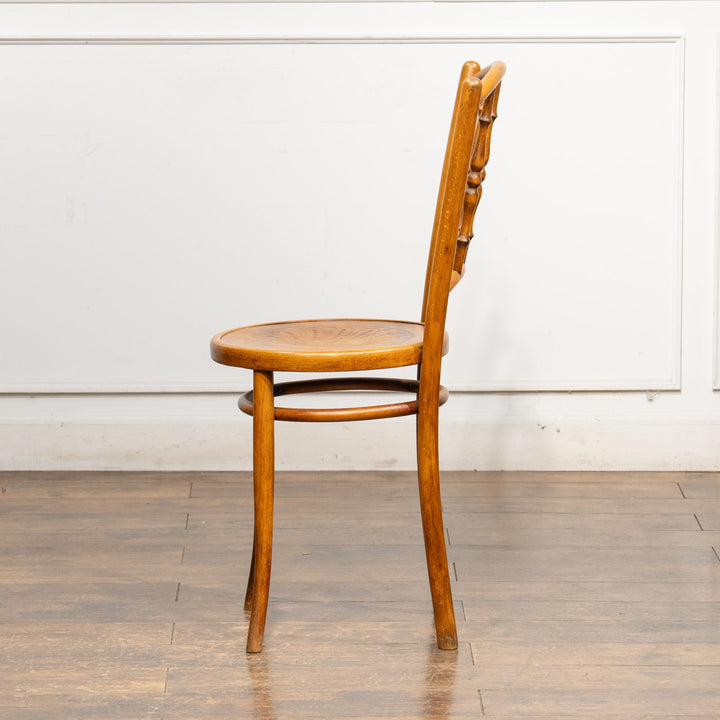 竹モチーフの背もたれが特徴的 バンブーバック ベントウッドチェア /25G-2