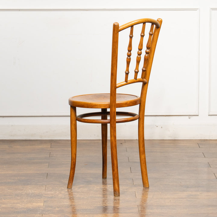 竹モチーフの背もたれが特徴的 バンブーバック ベントウッドチェア /25G-2