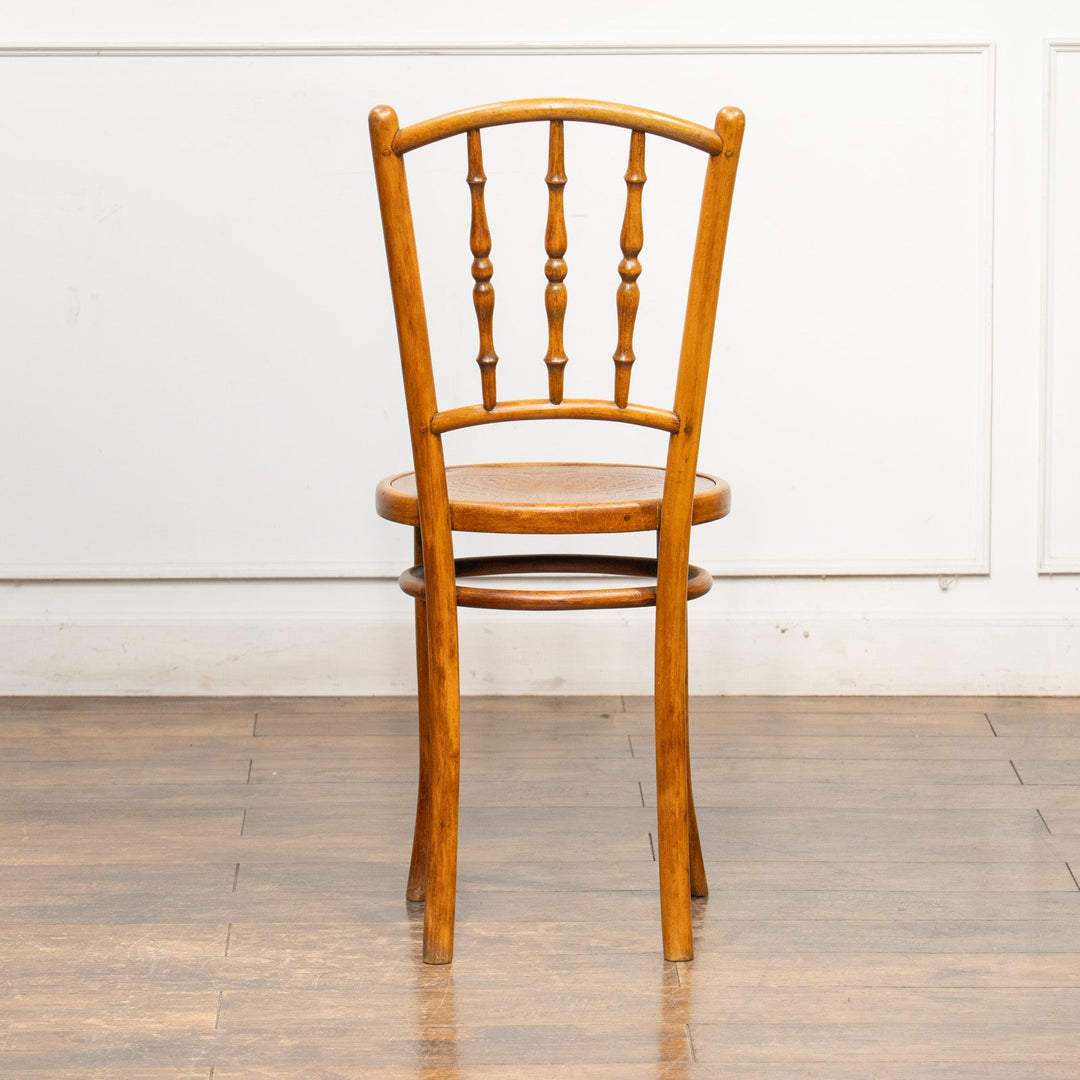 竹モチーフの背もたれが特徴的 バンブーバック ベントウッドチェア /25G-2