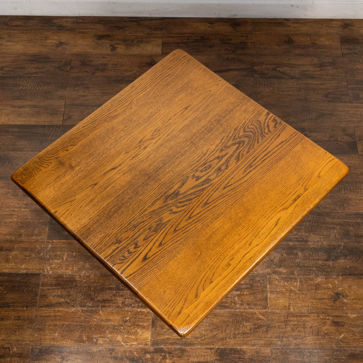 デコラティブなアイアンレッグが目を惹く オーク パブテーブル /25G-2