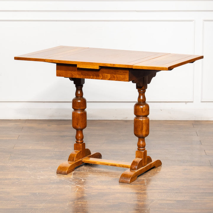 コンパクトでも存在感抜群 レアなスモールサイズ ドローリーフ 伸長式ダイニングテーブル /25G-C