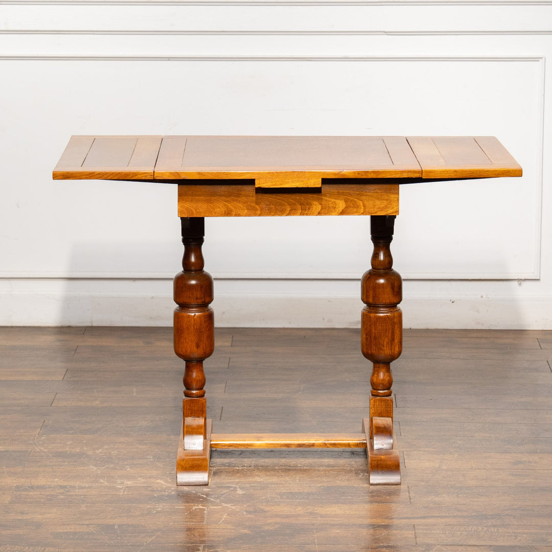 コンパクトでも存在感抜群 レアなスモールサイズ ドローリーフ 伸長式ダイニングテーブル /25G-C