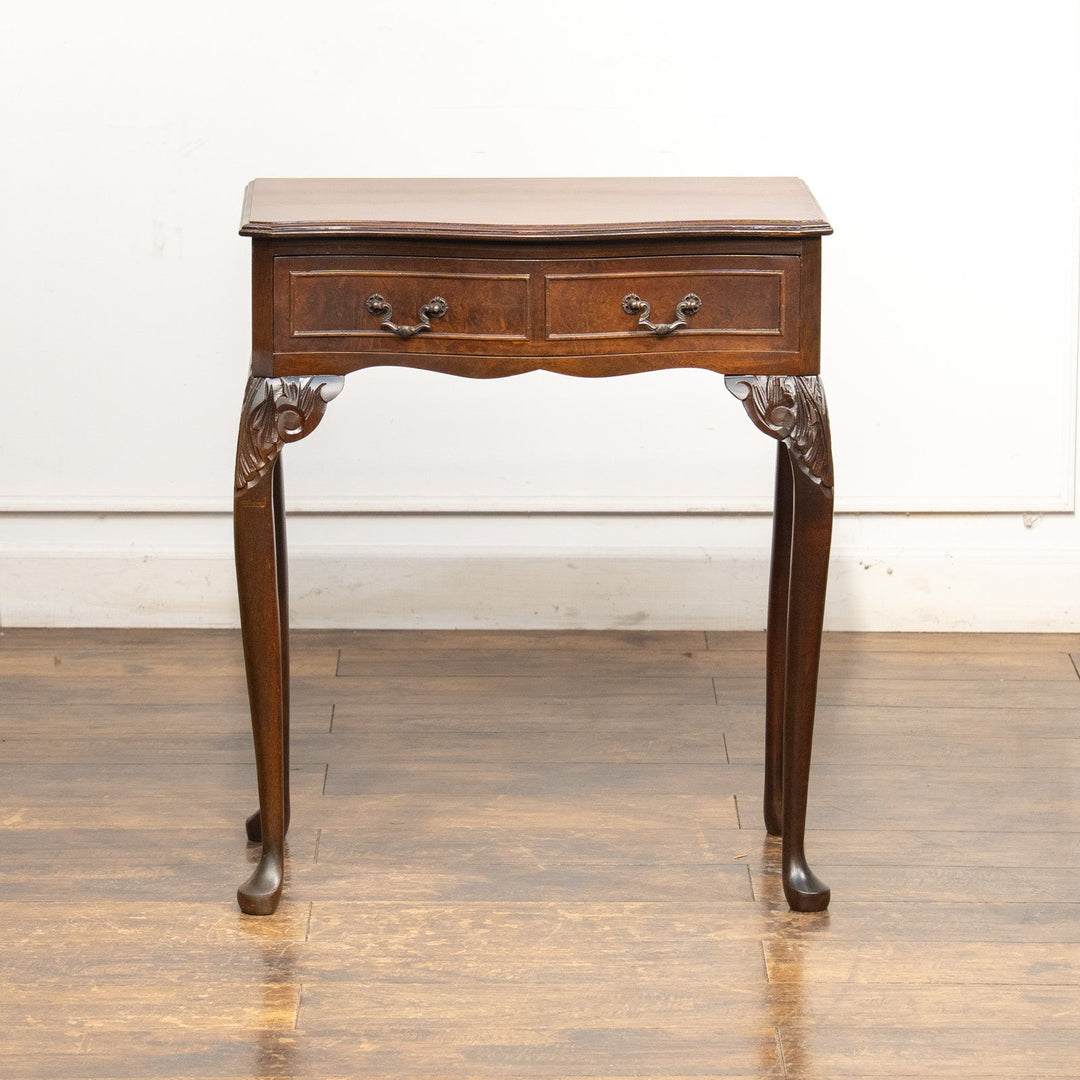 優雅なカブリオールレッグやスワンネックのハンドルが上品 コンソールテーブル /25G