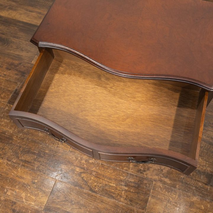 優雅なカブリオールレッグやスワンネックのハンドルが上品 コンソールテーブル /25G