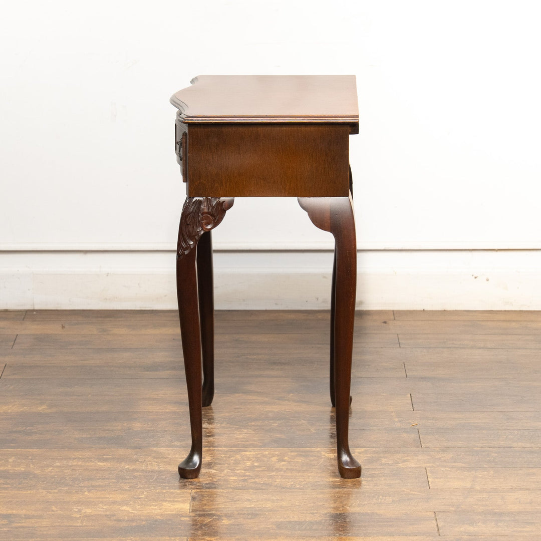 優雅なカブリオールレッグやスワンネックのハンドルが上品 コンソールテーブル /25G