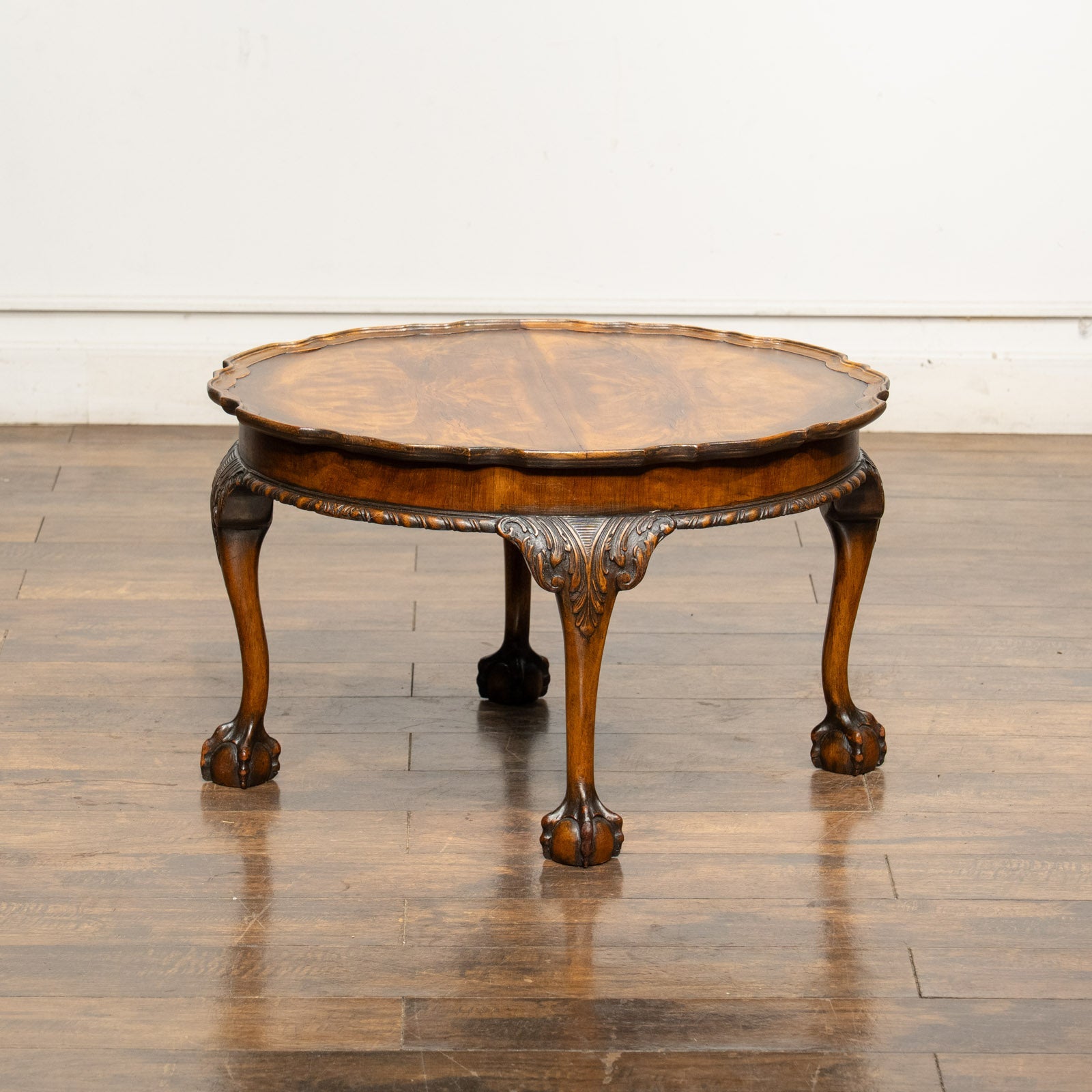 ビンテージ☆幸運を掴む「クロウ＆ボール」脚 コーヒーテーブル サイドテーブル ビンテージ☆幸運を掴む「クロウ＆ボール」脚 コーヒーテーブル