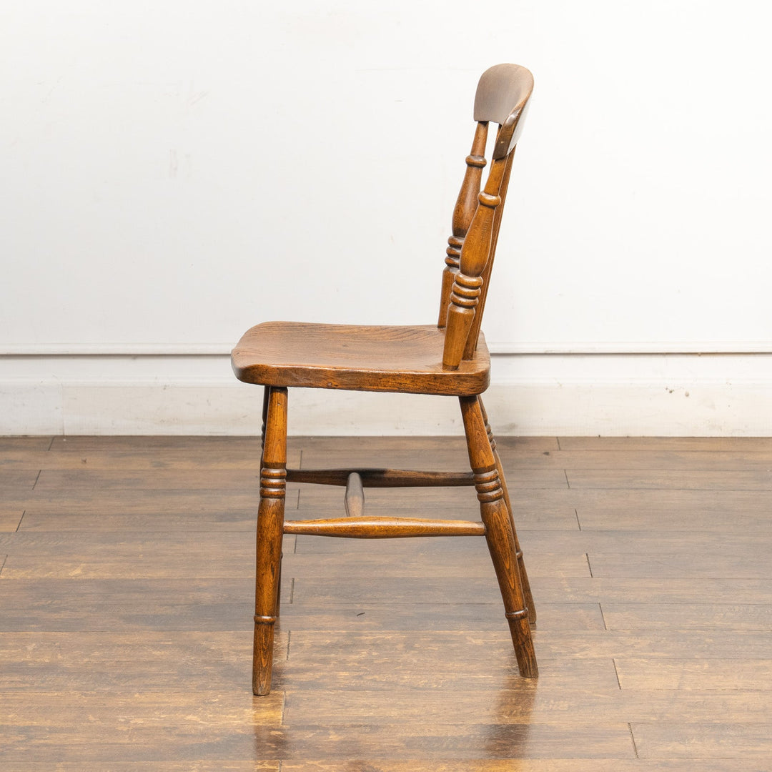 艶やなブラウンの色味が味わい深い カントリースタイル コムバック ウィンザーチェア /25G-1