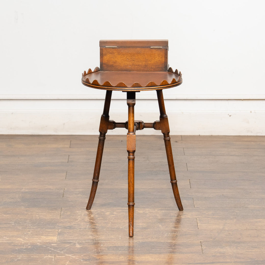 便利な小箱付きのレアな逸品 ヴィクトリアン バトラーズテーブル /25G