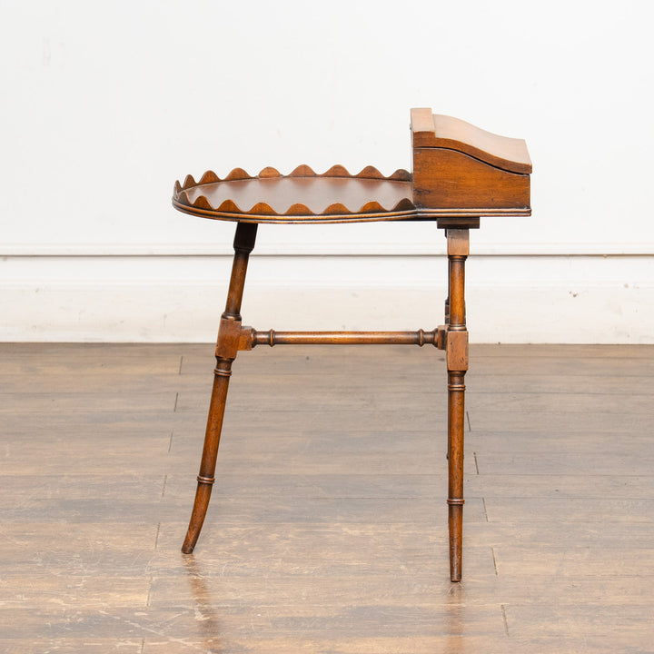 便利な小箱付きのレアな逸品 ヴィクトリアン バトラーズテーブル /25G